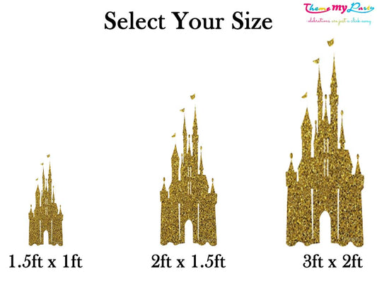 Cinderella Theme Birthday Party Cutout