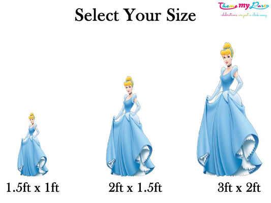Cinderella Theme Birthday Party Cutout