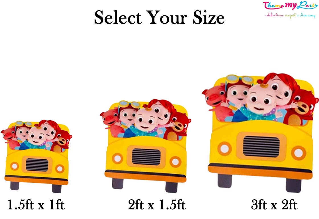 Cocomelon Theme Birthday Party Cutout