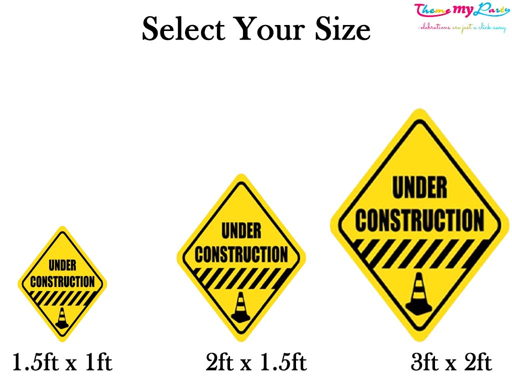 Construction Theme Birthday Party Cutout