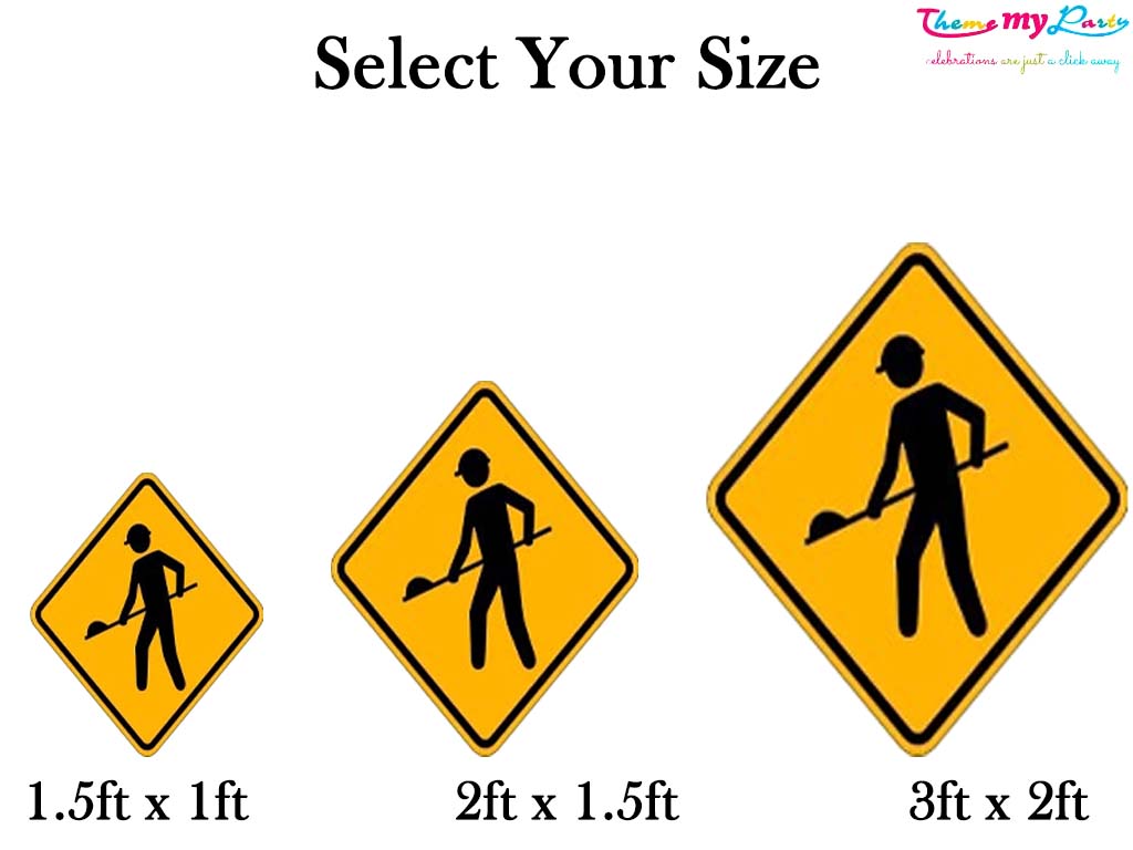 Construction Theme Birthday Party Cutout