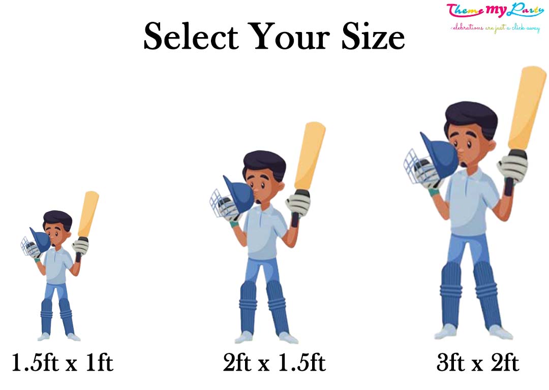 Cricket Theme Birthday Party Cutout
