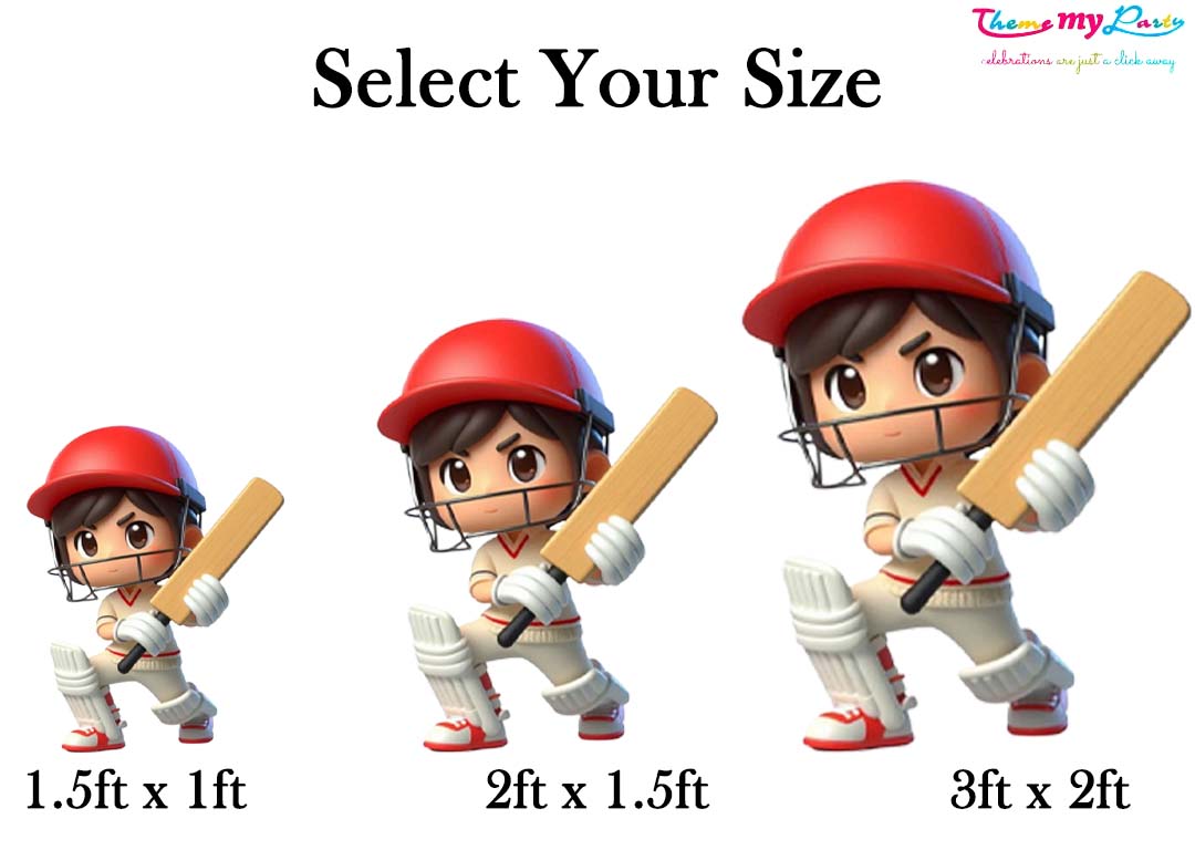 Cricket Theme Birthday Party Cutout