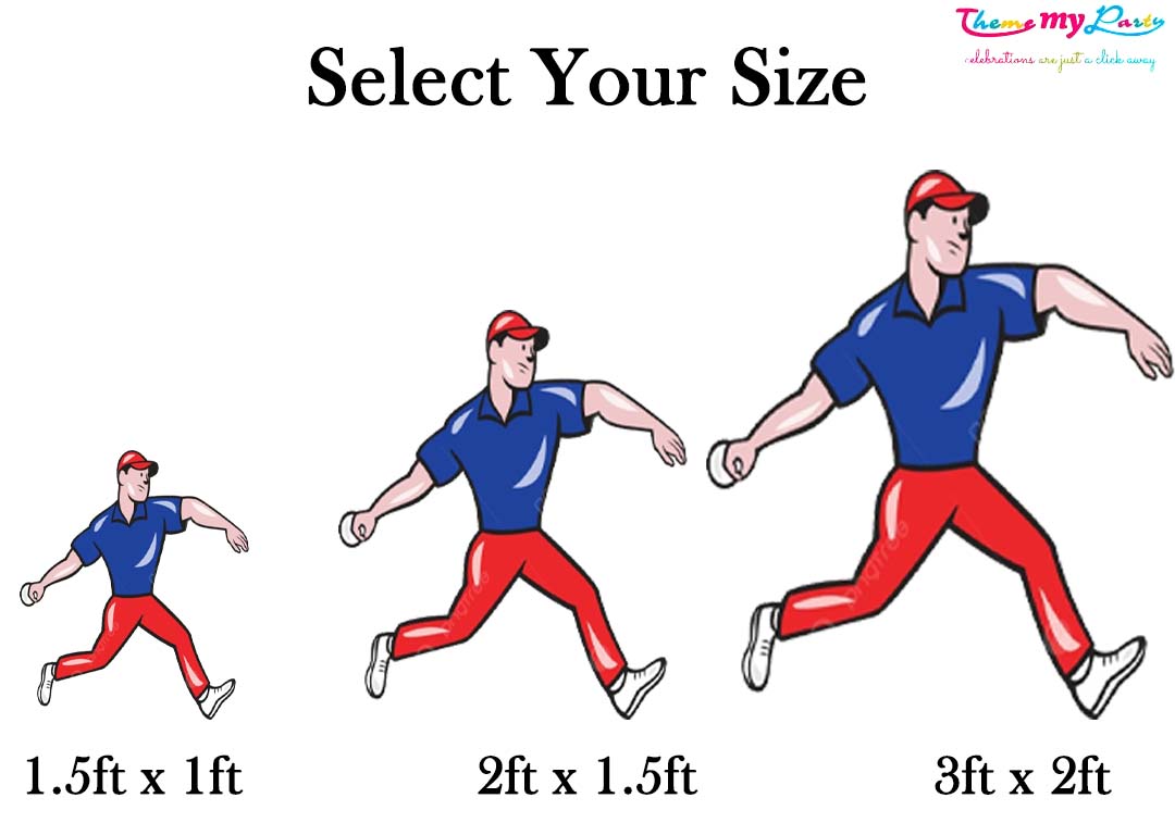 Cricket Theme Birthday Party Cutout