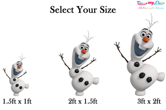 Frozen Theme Birthday Party Cutout