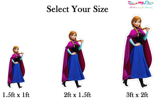 Frozen Theme Birthday Party Cutout