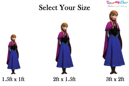 Frozen Theme Birthday Party Cutout