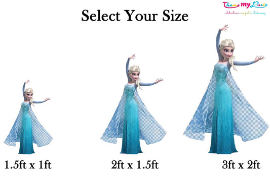 Frozen Theme Birthday Party Cutout