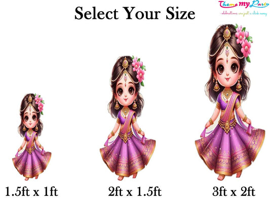 Krishna Theme Birthday Party Cutout