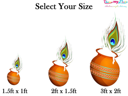 Krishna Theme Birthday Party Cutout