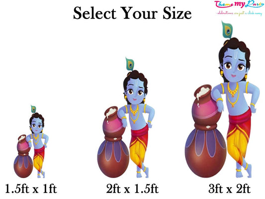 Krishna Theme Birthday Party Cutout