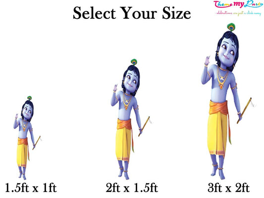 Krishna Theme Birthday Party Cutout