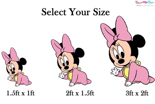 Minnie Theme Birthday Party Cutout