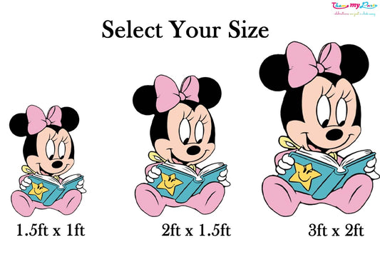 Minnie Theme Birthday Party Cutout