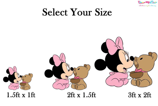 Minnie Theme Birthday Party Cutout