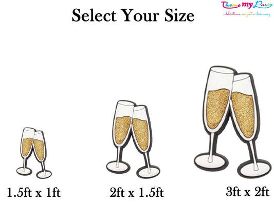 New Year Party Cutout