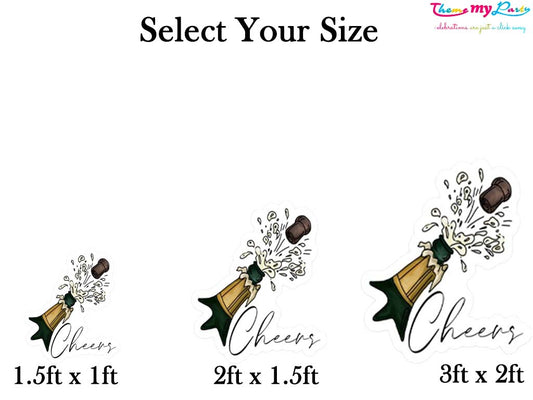 New Year Party Cutout