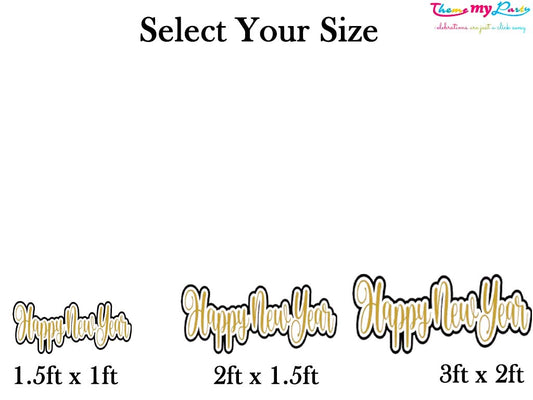 New Year Party Cutout