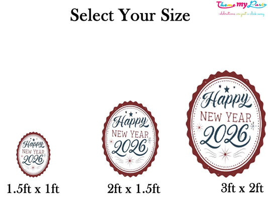 New Year Party Cutout