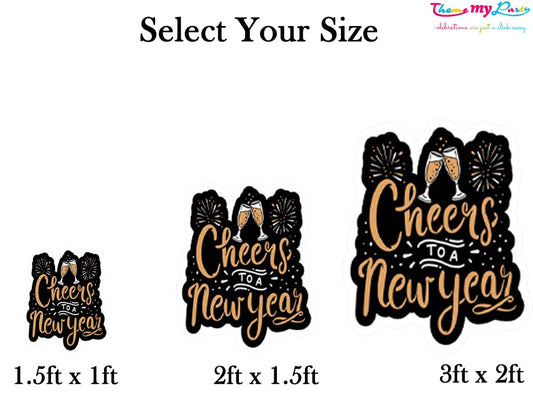 New Year Party Cutout