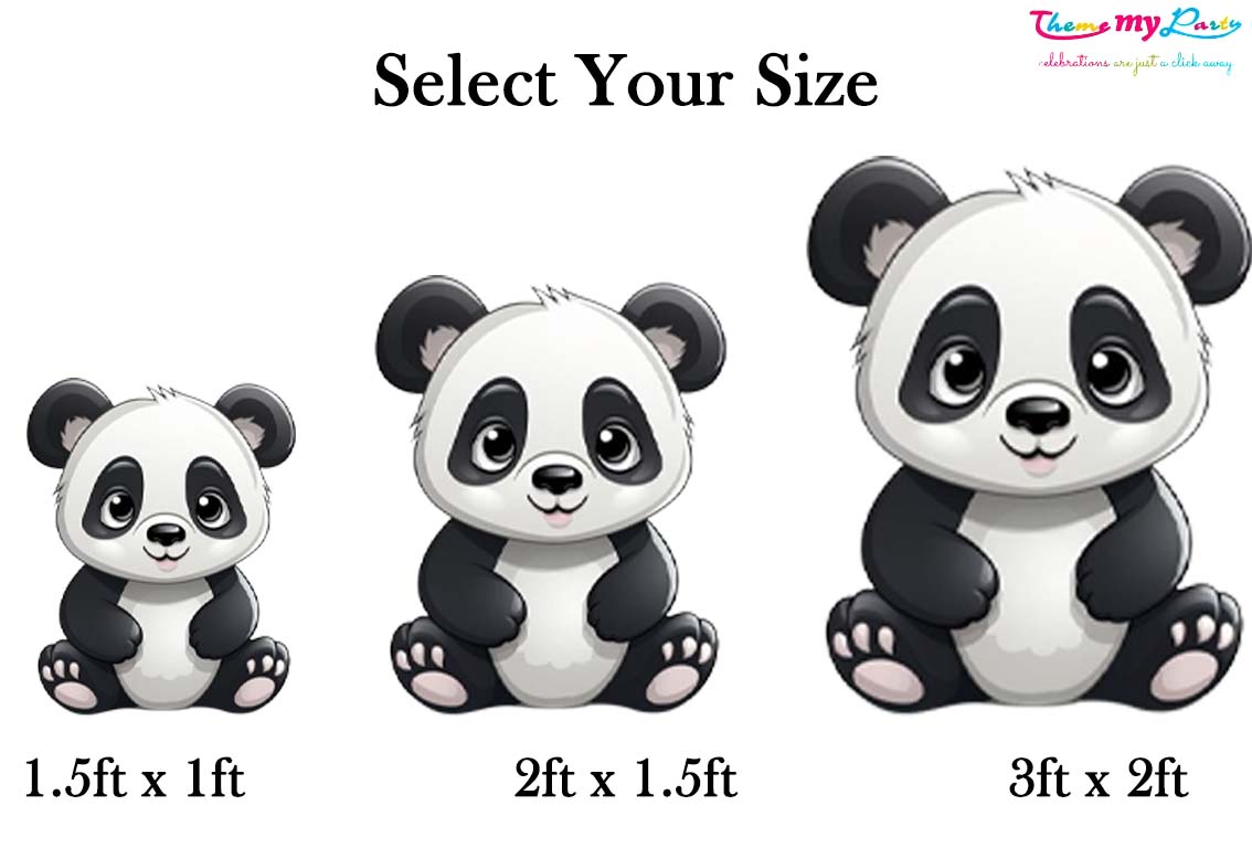 Panda Theme Birthday Party Cutout