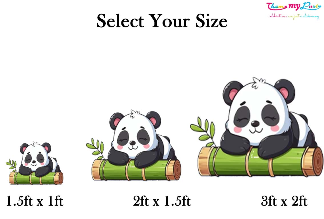 Panda Theme Birthday Party Cutout