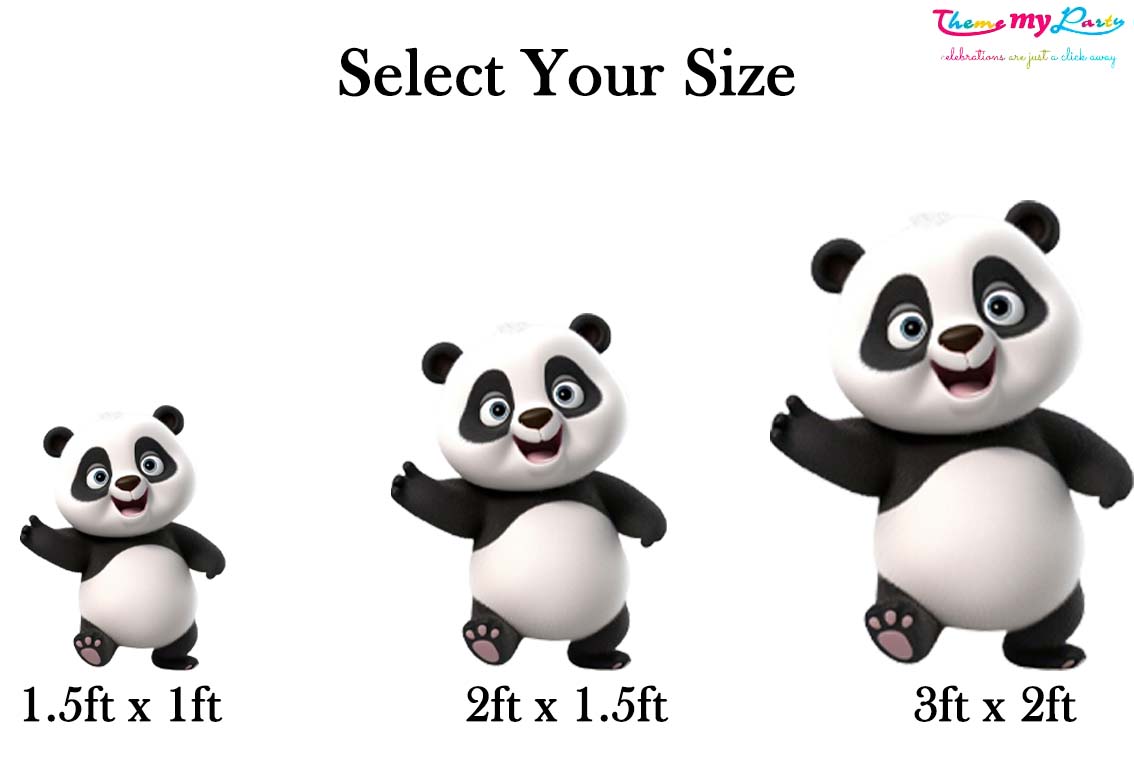 Panda Theme Birthday Party Cutout