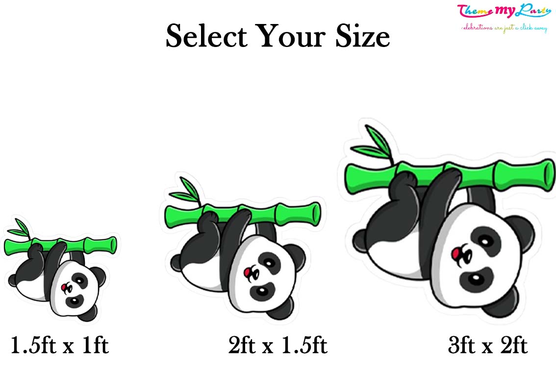 Panda Theme Birthday Party Cutout