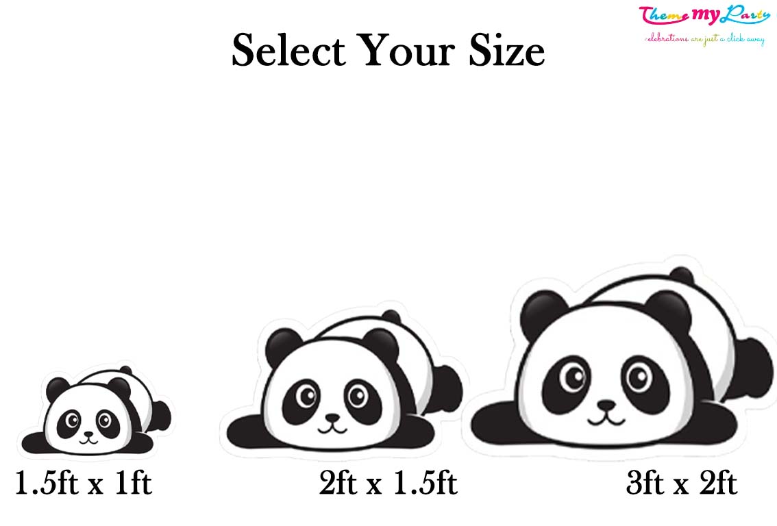 Panda Theme Birthday Party Cutout