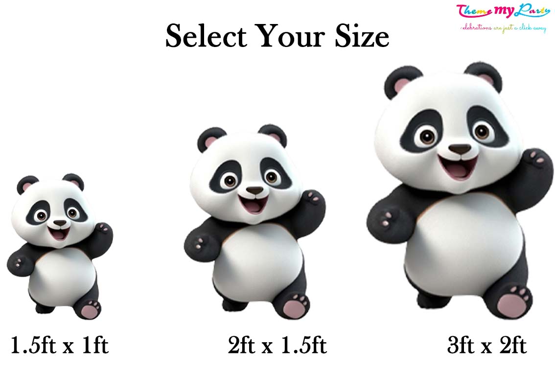 Panda Theme Birthday Party Cutout