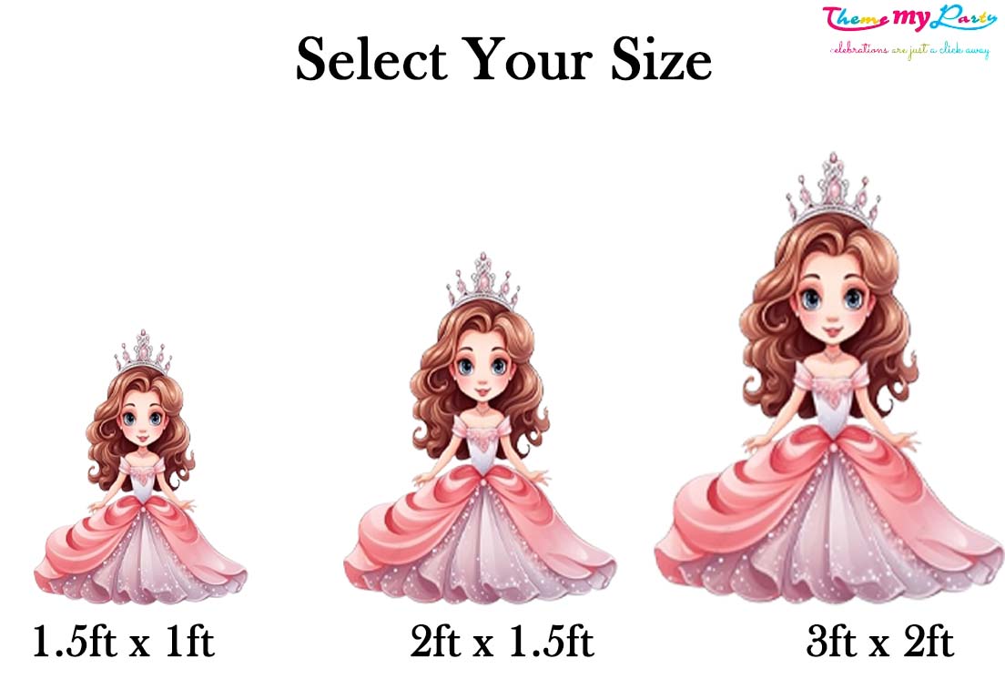 Princess Theme Birthday Party Cutout