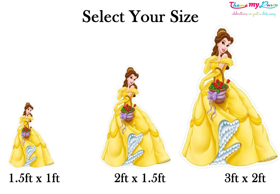 Princess Theme Birthday Party Cutout