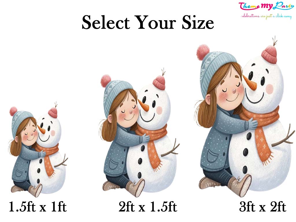 Winter Wonderland Theme Birthday Party Cutout