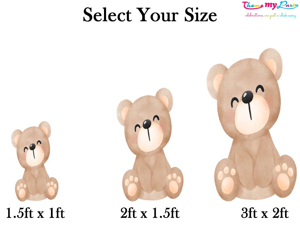 We Can Bearly Wait Baby Shower Party Cutout