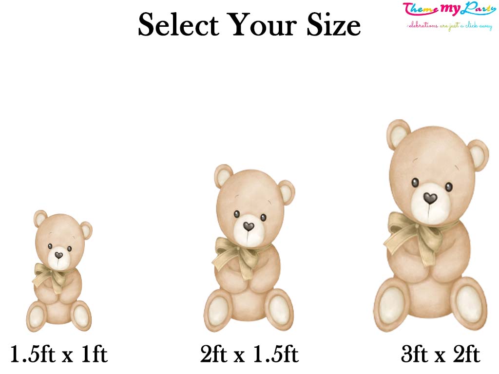 We Can Bearly Wait Baby Shower Party Cutout