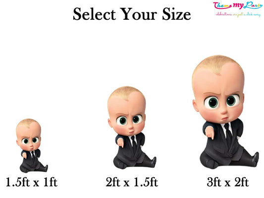 Boss Baby Theme Birthday Party Cutout
