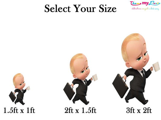 Boss Baby Theme Birthday Party Cutout