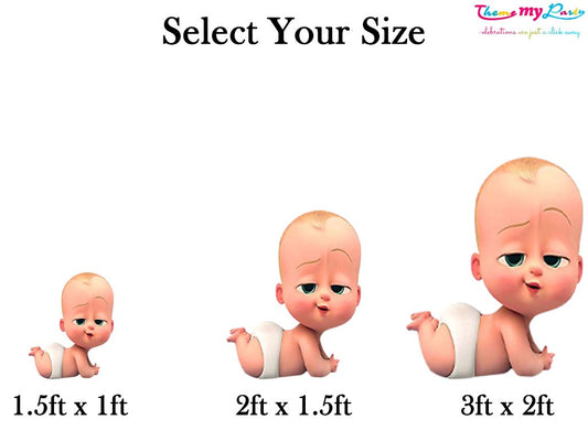 Boss Baby Theme Birthday Party Cutout