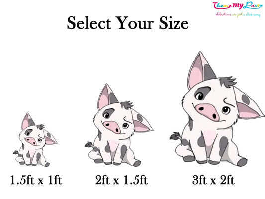 Moana Theme Birthday Party Cutout