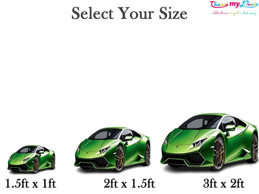 Car Theme Birthday Party Cutout