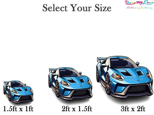 Car Theme Birthday Party Cutout