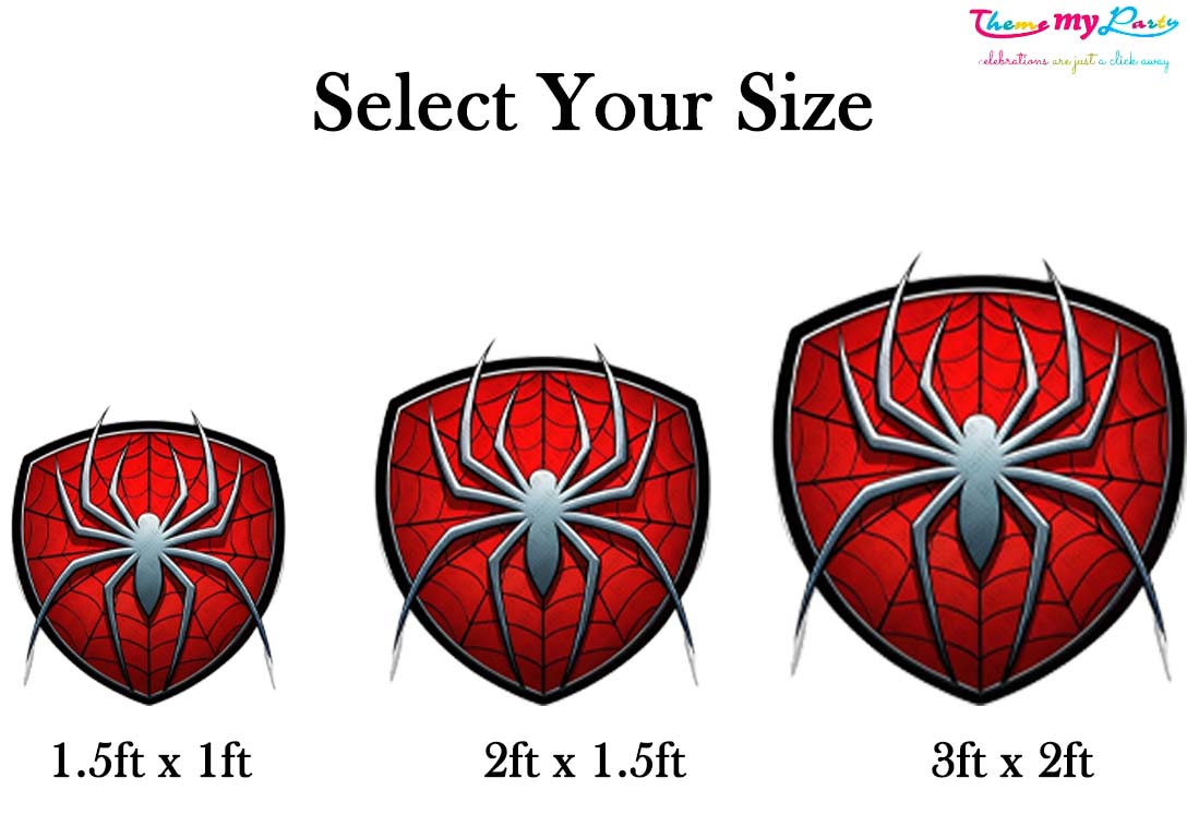 Spiderman Theme Birthday Party Cutout