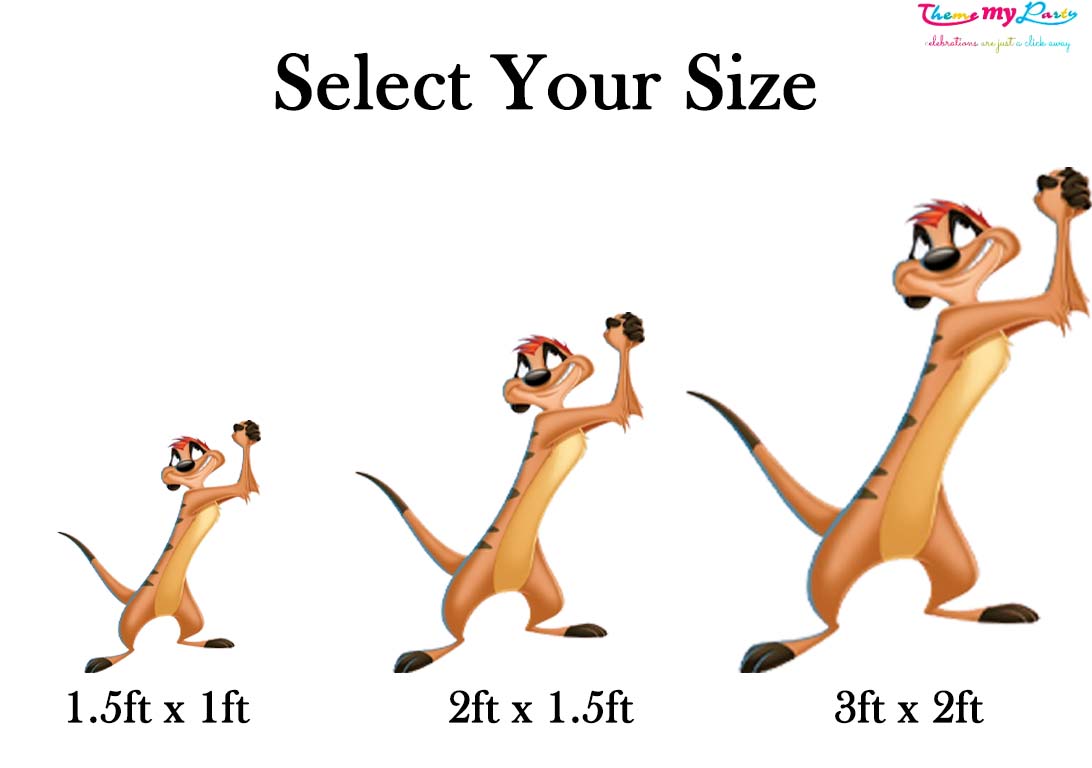 Lion King Theme Birthday Party Cutout