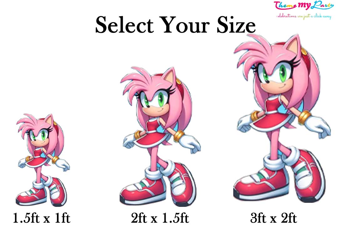 Sonic Theme Birthday Party Cutout