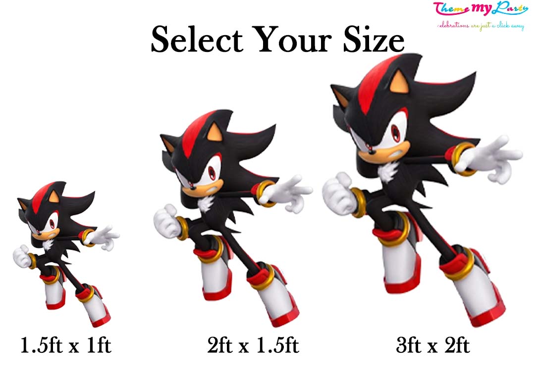 Sonic Theme Birthday Party Cutout