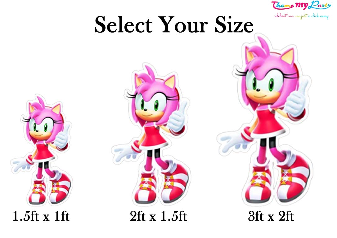 Sonic Theme Birthday Party Cutout