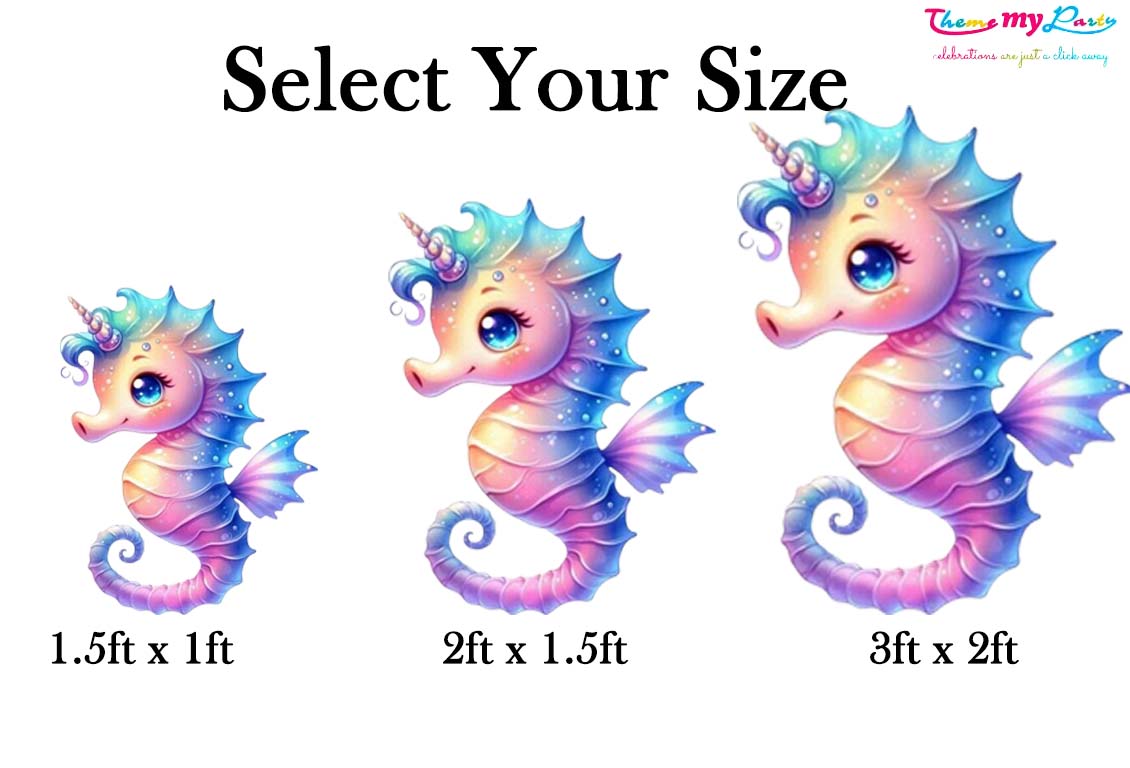 Mermaid Theme Birthday Party Cutout