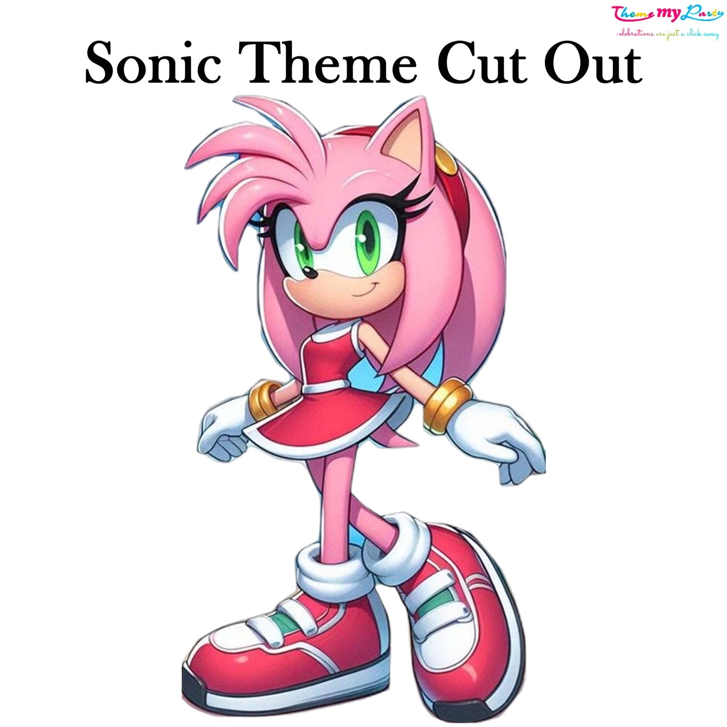 Sonic Theme Birthday Party Cutout