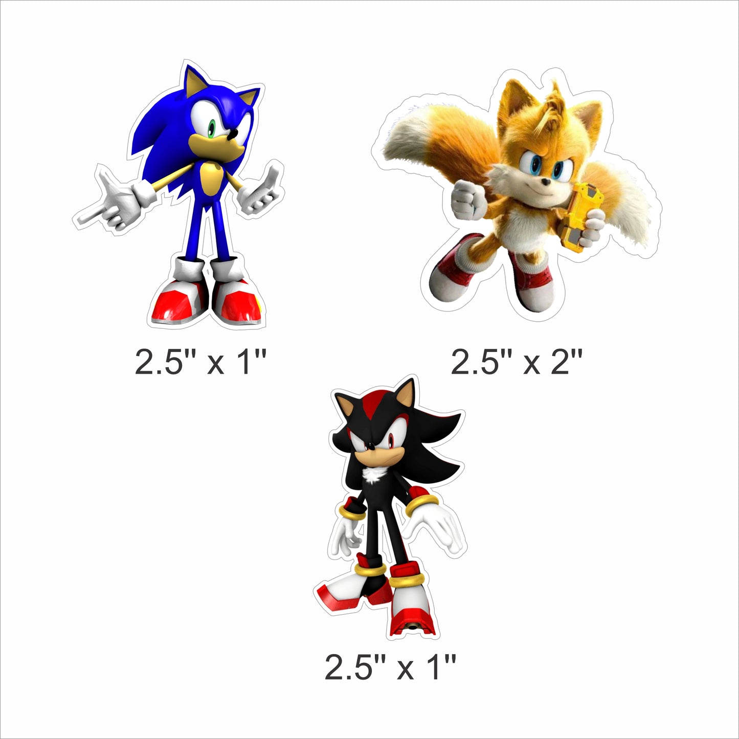 Sonic Theme Birthday Party Paper Decorative Straws
