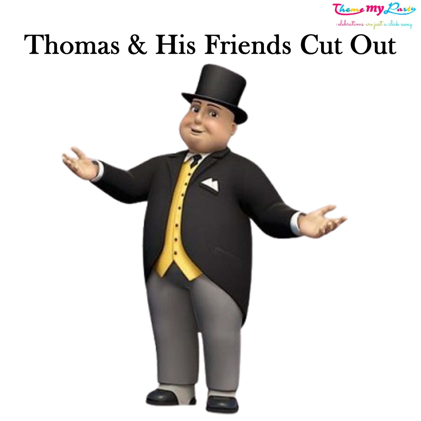 Thomas & His Friends Theme Birthday Party Cutout